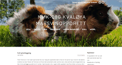 Desktop Screenshot of kvaloyamarsvinoppdrett.com
